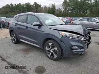 2017 Hyundai Tucson Sport with VIN KM8J3CA29HU495246, listed as a Copart auction lot 52799745 with 107,162 mi miles and Salvage Title. Bid and sale history available at DreamBid. Image 4.