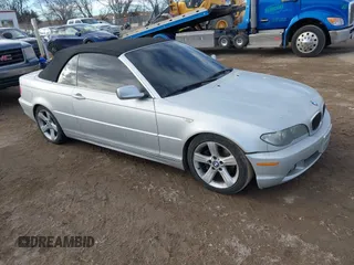 2004 BMW 3 Series 325Ci with VIN WBABW33444PL30788, listed as a IAAI auction lot 41659134 with 127,844 mi miles. Bid and sale history available at carsss.com. Image 1.