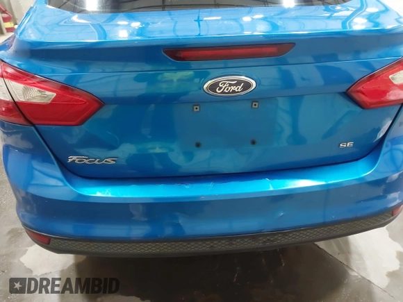 2014 Ford Focus SE with VIN 1FADP3F2XEL238344, listed as a IAAI auction lot 41845411 with 189,267 mi miles. Bid and sale history available at carsss.com. Image 6.