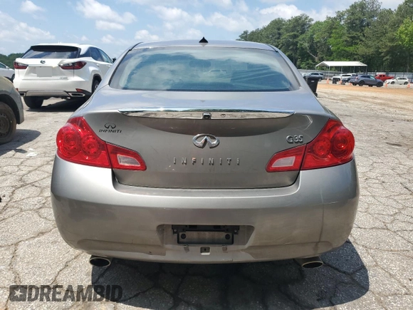 2007 Infiniti G35 Journey with VIN JNKBV61E67M728785, listed as a Copart auction lot 56400445 with 181,939 mi miles and Clean Title. Bid and sale history available at DreamBid. Image 6.