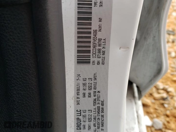 2015 Chrysler 200 Limited with VIN 1C3CCCAB3FN554686, listed as a Copart auction lot 44540565 with 140,377 mi miles and Salvage Title. Bid and sale history available at carsss.com. Image 12.