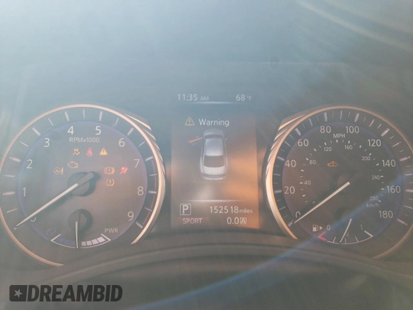 2014 Infiniti Q50 Hybrid Sport with VIN JN1AV7AR5EM700580, listed as a Copart auction lot 42575395 with 152,518 mi miles and Salvage Title. Bid and sale history available at carsss.com. Image 9.