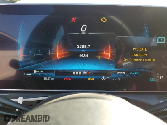 2023 Mercedes-Benz C 43 AMG with VIN W1KAF8HB9PR124626, listed as a Copart auction lot 78932704 with 3,295 mi miles and Salvage Title. Bid and sale history available at DreamBid. Image 9.
