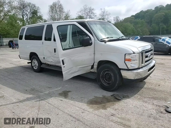 2008 Ford Econoline Passenger XL with VIN 1FBSS31L78DB58857, listed as a Copart auction lot 56203485 with 101,878 mi miles and Salvage title. Bid and sale history available at DreamBid. Image 15.