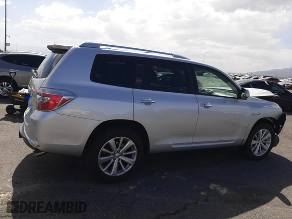 2010 Toyota Highlander Limited with VIN JTEJW3EH9A2040341, listed as a Copart auction lot 56343995 with 123,364 mi miles and Salvage title. Bid and sale history available at DreamBid. Image 3.