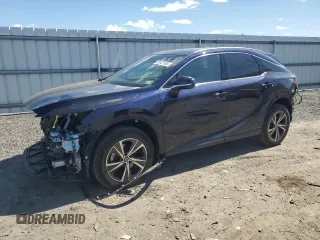 2023 Lexus RX with VIN 2T2BBMCA7PC006100, listed as a Copart auction lot 50487565 with 21,165 mi miles and Salvage Title. Bid and sale history available at carsss.com. Image 1.
