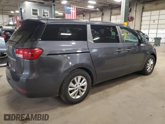 2017 Kia Sedona LX with VIN KNDMB5C14H6218920, listed as a Copart auction lot 51538425 with 178,862 mi miles and Clean Title. Bid and sale history available at DreamBid. Image 3.