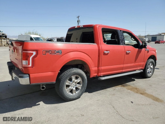 2016 Ford F-150 XLT with VIN 1FTEW1EF8GKE23589, listed as a Copart auction lot 52202525 with 159,866 mi miles and Salvage Title. Bid and sale history available at carsss.com. Image 3.