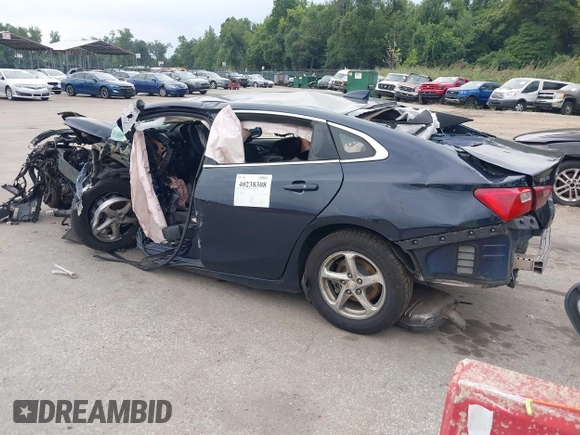 2017 Chevrolet Malibu LS with VIN 1G1ZB5ST6HF245151, listed as a IAAI auction lot 40238308 with Not Provided miles and . Bid and sale history available at DreamBid. Image 3.