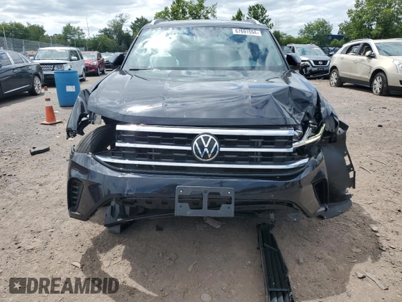 2021 Volkswagen Atlas SE with VIN 1V2KE2CAXMC207847, listed as a Copart auction lot 67691594 with 42,298 mi miles and Salvage title. Bid and sale history available at DreamBid. Image 5.