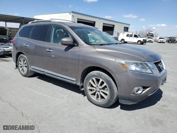 2013 Nissan Pathfinder SL with VIN 5N1AR2MN0DC687430, listed as a Copart auction lot 48829845 with 115,645 mi miles and Clean Title. Bid and sale history available at carsss.com. Image 4.