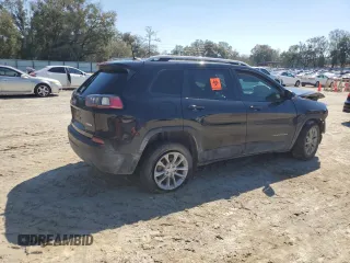 2021 Jeep Cherokee Latitude with VIN 1C4PJLCB6MD173708, listed as a Copart auction lot 46876625 with 0 mi miles and Non Repairable. Bid and sale history available at carsss.com. Image 3.