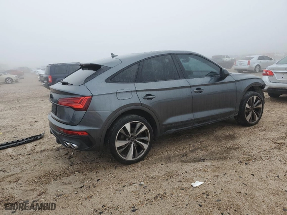 2023 Audi SQ5 Sportback Premium Plus with VIN WA124AFY0P2185529, listed as a Copart auction lot 85858434 with 14,976 mi miles and Salvage Title. Bid and sale history available at carsss.com. Image 3.