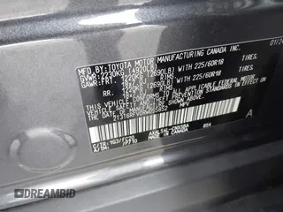2024 Toyota RAV4 Hybrid SE with VIN 2T3T6RFV0RW055852, listed as a IAAI auction lot 41804088 with 36,428 mi miles and . Bid and sale history available at DreamBid. Image 9.