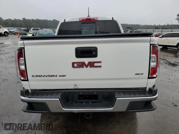 2018 GMC Canyon 2WD SLT with VIN 1GTG5DEN2J1110829, listed as a Copart auction lot 80414214 with 74,702 mi miles and Salvage Title. Bid and sale history available at carsss.com. Image 6.