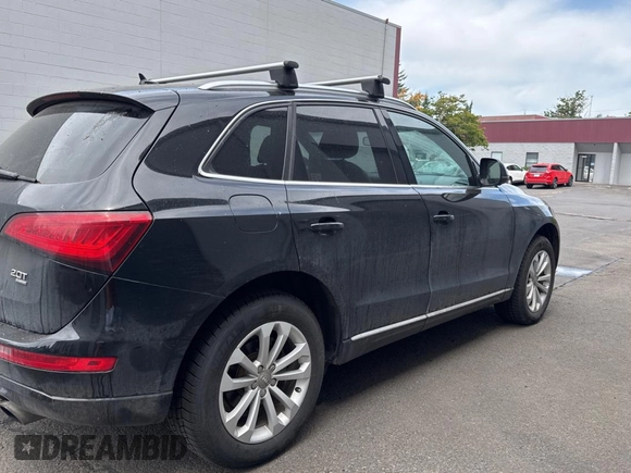 2014 Audi Q5 Premium with VIN WA1CFAFP9EA083817, listed as a Copart auction lot 61436485 with 117,278 mi miles and Clean title. Bid and sale history available at DreamBid. Image 4.
