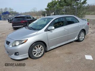 2010 Toyota Corolla with VIN 2T1BU4EE6AC251587, listed as a IAAI auction lot 42142196 with 184,153 mi miles and . Bid and sale history available at carsss.com. Image 2.