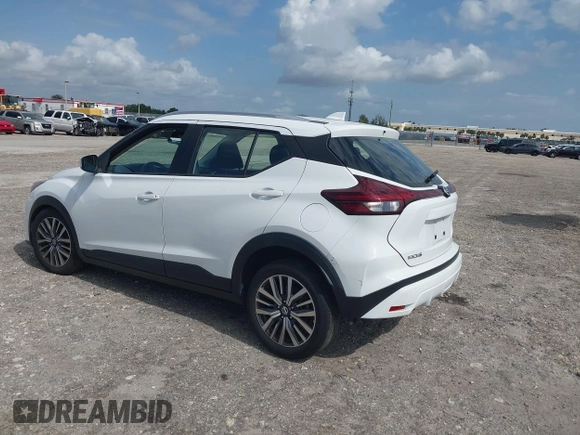 2021 Nissan Kicks SV with VIN 3N1CP5CV1ML482759, listed as a IAAI auction lot 42022796 with 73,303 mi miles and . Bid and sale history available at DreamBid. Image 3.