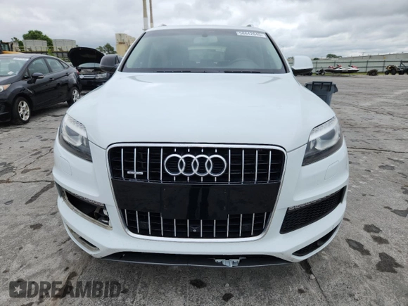 2015 Audi Q7 S line Prestige с VIN WA1DGAFE8FD012754, выставлен на аукционе Copart как лот 58642045 с пробегом 148 697 миль миль и Списание • Salvage title. История ставок и продаж доступна на DreamBid. Изображение 5.