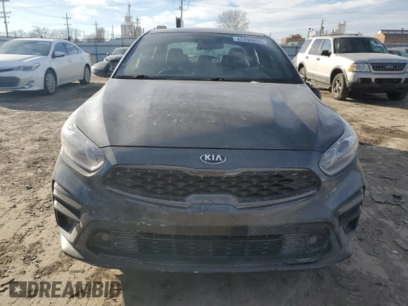 2021 Kia Forte GT-Line with VIN 3KPF34AD5ME268341, listed as a Copart auction lot 42496855 with 81,389 mi miles and Salvage Title. Bid and sale history available at carsss.com. Image 5.