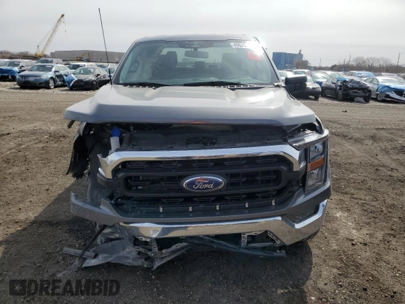 2023 Ford F-150 XL with VIN 1FTFW1E5XPKE35383, listed as a Copart auction lot 49625175 with 7,505 mi miles and Salvage Title. Bid and sale history available at carsss.com. Image 5.
