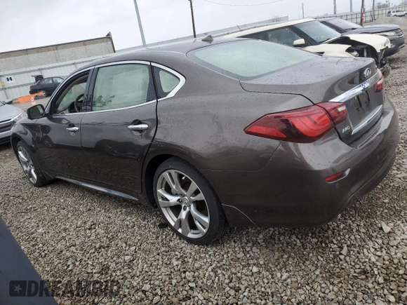 2017 Infiniti Q70 3.7 with VIN JN1BY1PR9HM210552, listed as a Copart auction lot 47819325 with 50,847 mi miles and Salvage title. Bid and sale history available at DreamBid. Image 2.