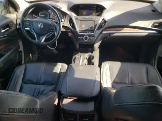 2017 Acura MDX Advance with VIN 5FRYD4H88HB044042, listed as a Copart auction lot 76552514 with 77,475 mi miles and Salvage title. Bid and sale history available at DreamBid. Image 8.