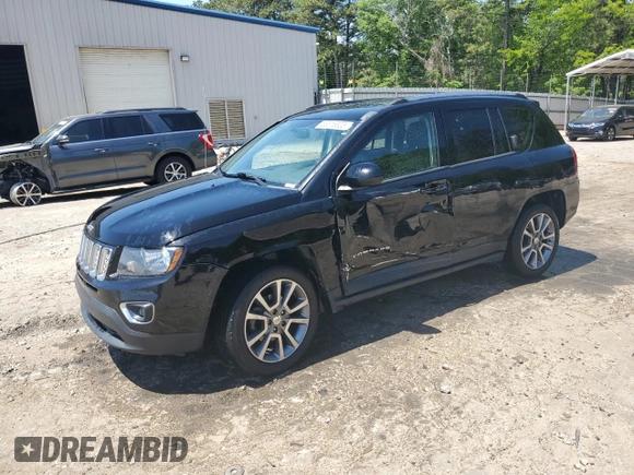 2017 Jeep Compass High Altitude with VIN 1C4NJDEB4HD190216, listed as a Copart auction lot 53316325 with 93,977 mi miles and Salvage title. Bid and sale history available at DreamBid. Image 1.