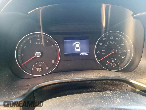 2020 Kia Forte GT-Line with VIN 3KPF34AD3LE238138, listed as a Copart auction lot 54013735 with 100,396 mi miles and Salvage Title. Bid and sale history available at DreamBid. Image 9.