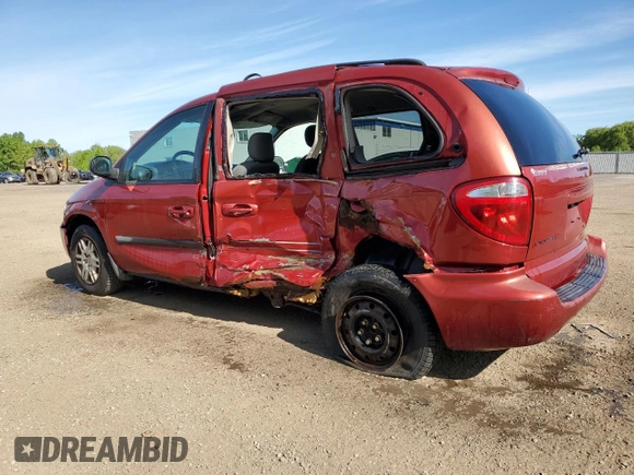 2007 Dodge Caravan SE z VIN 1D4GP25R87B132969, wystawiony jako Copart lot #57980945 z przebiegiem 156 506 mil mil oraz Szkoda całkowita • Salvage title. Historia ofert i sprzedaży dostępna na DreamBid. Obrazek 2.
