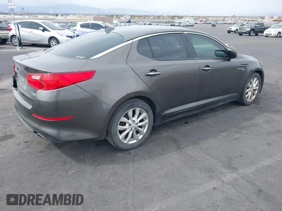 2014 Kia Optima EX with VIN 5XXGN4A79EG342071, listed as a IAAI auction lot 41732824 with Not Provided miles and . Bid and sale history available at carsss.com. Image 4.