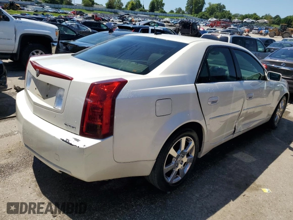 2007 Cadillac CTS with VIN 1G6DP577970124858, listed as a Copart auction lot 64223074 with 117,322 mi miles and Salvage Title. Bid and sale history available at carsss.com. Image 3.