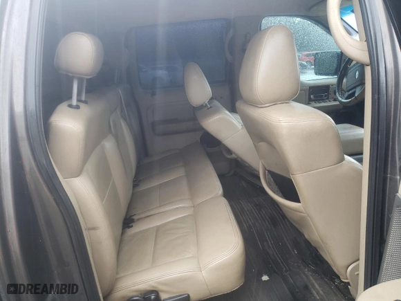 2005 Ford F-150 XLT with VIN 1FTPW12535KD34742, listed as a Copart auction lot 47525995 with 223,123 mi miles and Salvage Title. Bid and sale history available at carsss.com. Image 10.