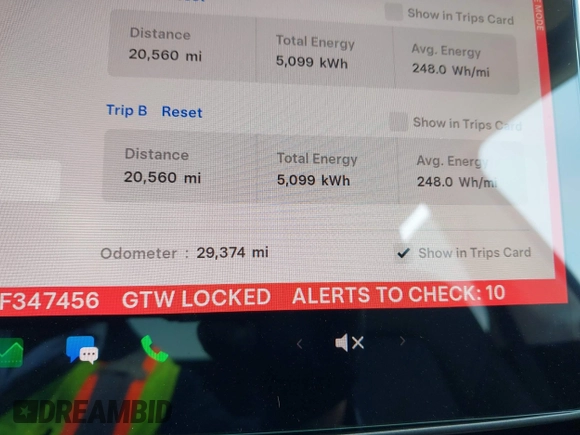2022 Tesla Model Y Performance z VIN 7SAYGDEF2NF347456, wystawiony jako IAAI lot #42177725 z przebiegiem 29 374 mil mil oraz . Historia ofert i sprzedaży dostępna na DreamBid. Obrazek 16.