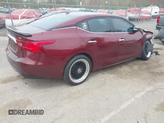 2017 Nissan Maxima SV with VIN 1N4AA6AP3HC362422, listed as a IAAI auction lot 42124485 with 103,615 mi miles and . Bid and sale history available at carsss.com. Image 4.