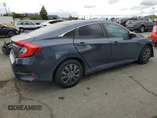 2017 Honda Civic Sedan LX with VIN 19XFC2F58HE221462, listed as a Copart auction lot 54593355 with 118,374 mi miles and Non Repairable. Bid and sale history available at carsss.com. Image 3.