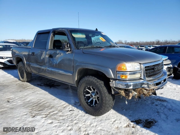 2007 GMC Sierra 1500 Classic SLE1 with VIN 2GTEK13Z671110873, listed as a Copart auction lot 88252095 with 174,676 mi miles and Salvage Title. Bid and sale history available at carsss.com. Image 4.