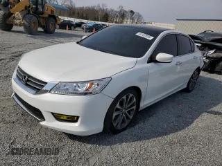 2015 Honda Accord Sport with VIN 1HGCR2F55FA060443, listed as a Copart auction lot 49102055 with 217,414 mi miles and Salvage Title. Bid and sale history available at DreamBid. Image 1.