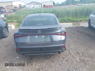 2024 Lexus IS 350 F Sport with VIN JTHBZ1E21R5036891, listed as a IAAI auction lot 42515614 with 6,904 mi miles and . Bid and sale history available at DreamBid. Image 16.