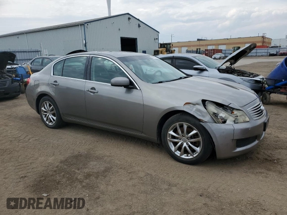 2007 Infiniti G35 Sedan G35x with VIN JNKBV61F17M821187, listed as a Copart auction lot 49832985 with 223,644 mi miles and Clean Title. Bid and sale history available at carsss.com. Image 4.