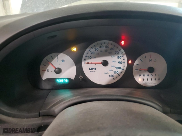 2005 Dodge Caravan SE with VIN 1D4GP25R75B395645, listed as a Copart auction lot 75489974 with 93,876 mi miles and Salvage Title. Bid and sale history available at carsss.com. Image 9.