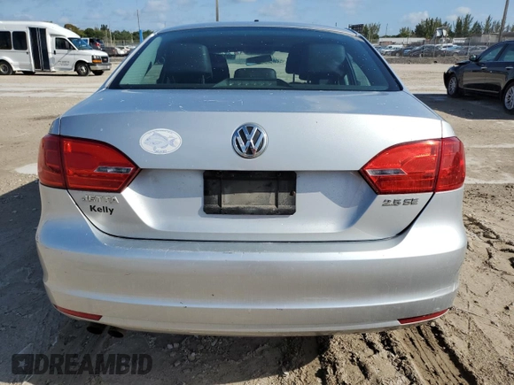 2011 Volkswagen Jetta SE with VIN 3VWDZ7AJ8BM323670, listed as a Copart auction lot 50745805 with 134,848 mi miles and Clean title. Bid and sale history available at DreamBid. Image 6.