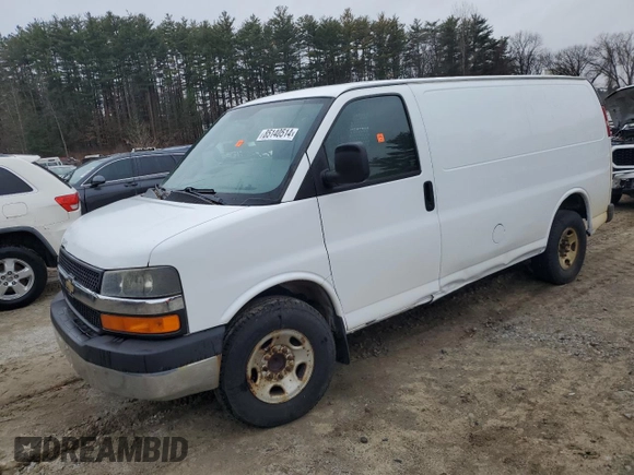 2011 Chevrolet Express Cargo z VIN 1GCZGTCG4B1109832, wystawiony jako Copart lot #85140514 z przebiegiem Nie podano mil oraz Czysty tytuł • Clean title. Historia ofert i sprzedaży dostępna na DreamBid. Obrazek 1.