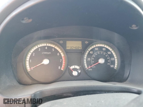 2009 Kia Rio LX with VIN KNADE243796516902, listed as a Copart auction lot 86567394 with 304,684 mi miles and Salvage Title. Bid and sale history available at carsss.com. Image 9.