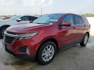 2023 Chevrolet Equinox LT with VIN 3GNAXKEGXPL130079, listed as a Copart auction lot 53404255 with 28,574 mi miles and Clean title. Bid and sale history available at DreamBid. Image 1.