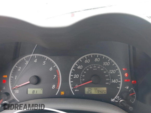 2010 Toyota Corolla with VIN 2T1BU4EE5AC319099, listed as a IAAI auction lot 42552305 with 169,420 mi miles and . Bid and sale history available at DreamBid. Image 7.