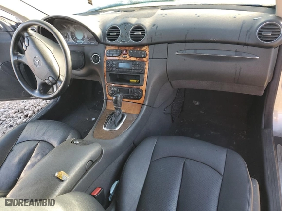 2003 Mercedes-Benz CLK-Class 5.0L with VIN WDBTJ75J23F047115, listed as a Copart auction lot 87011274 with 0 mi miles and Salvage Title. Bid and sale history available at carsss.com. Image 8.