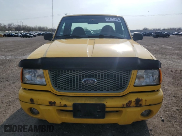 2002 Ford Ranger XL with VIN 1FTYR10U52PB33218, listed as a Copart auction lot 54787415 with 114,449 mi miles and Clean Title. Bid and sale history available at carsss.com. Image 5.