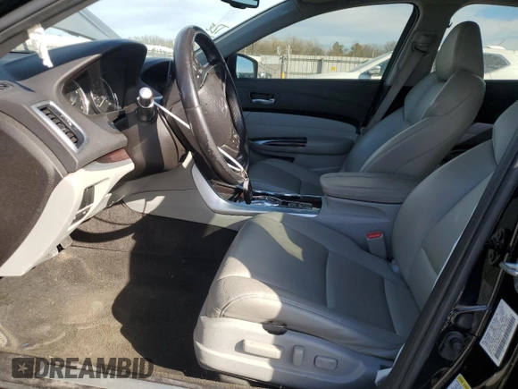 2016 Acura TLX V6 with VIN 19UUB2F34GA004129, listed as a Copart auction lot 49731975 with 129,402 mi miles and Salvage title. Bid and sale history available at DreamBid. Image 7.
