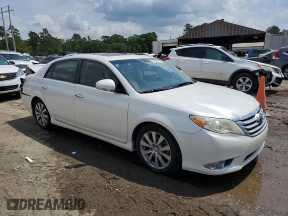 2011 Toyota Avalon with VIN 4T1BK3DB9BU436983, listed as a Copart auction lot 54676825 with 190,977 mi miles and Salvage Title. Bid and sale history available at DreamBid. Image 4.